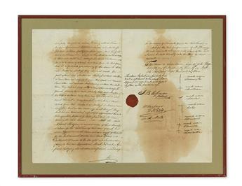 SOUTH AFRICA. A contract of indenture for seven natives of Cape Town, or West Africa, for the period of fourteen years; to accompany th